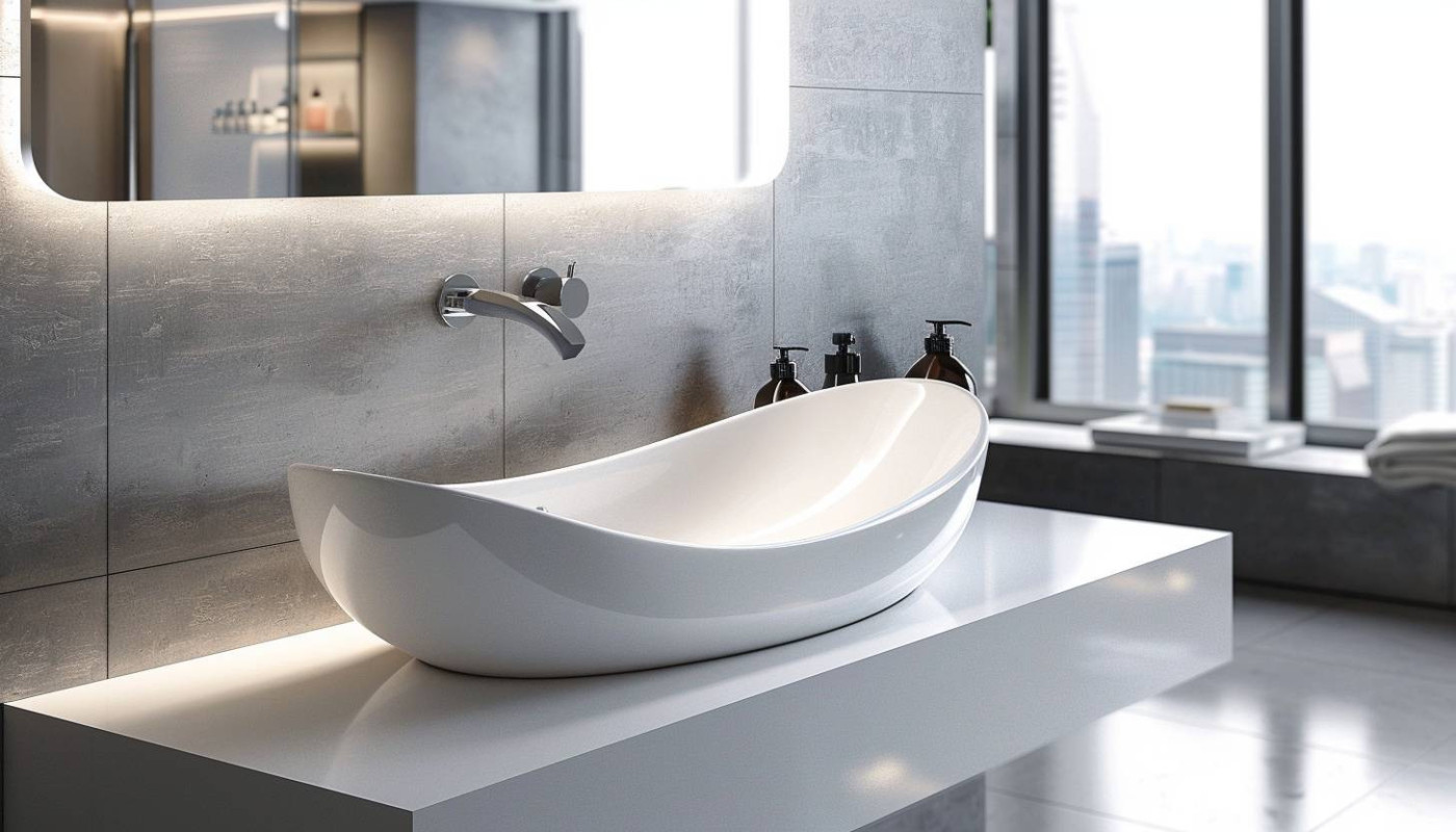 Comment intégrer une vasque design dans une petite salle de bain