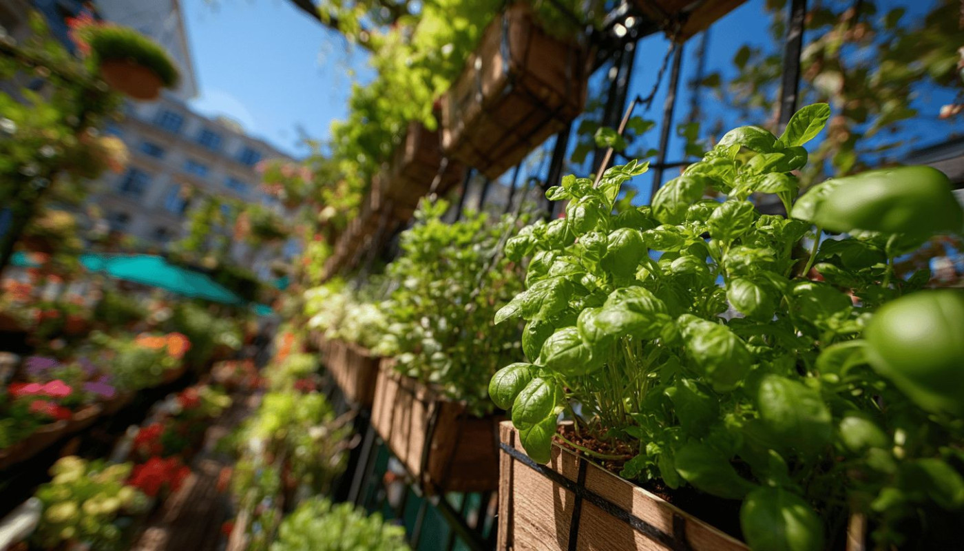 Création d'un potager vertical sur balcon astuces et variétés adaptées