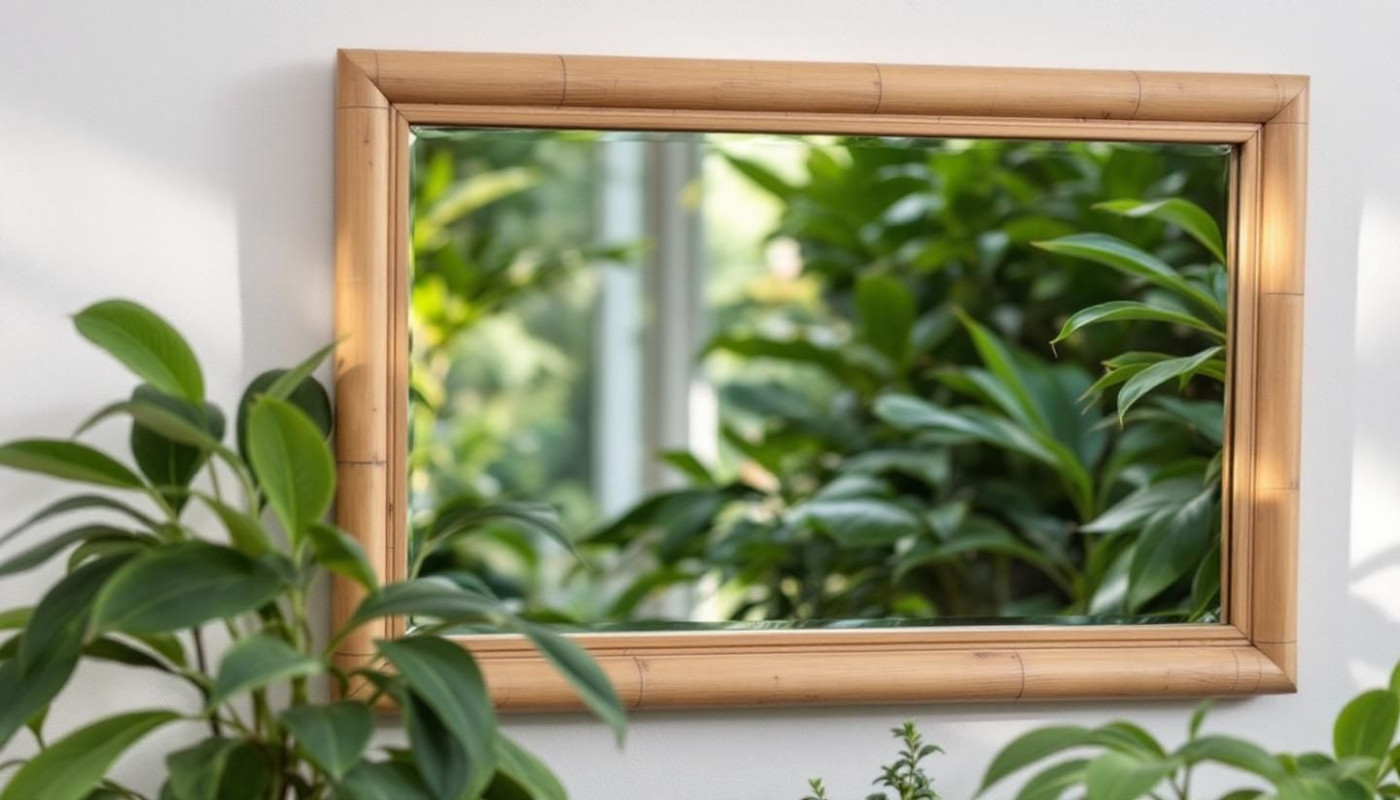 Transformez votre miroir avec des matériaux écologiques et économiques